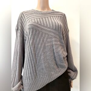 INEXCLSV Women's Knit sweater in Gray